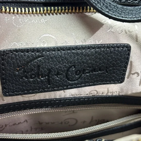FOLEY and CORINNA Dione Black Satchel Tote Crossbody Bag